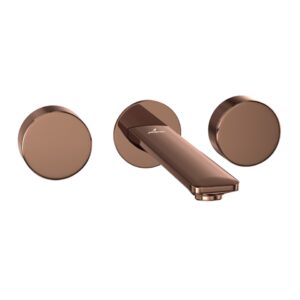 Exposed Part Kit of Two Concealed Stop Cocks - Blush Gold PVD (Jaquar)